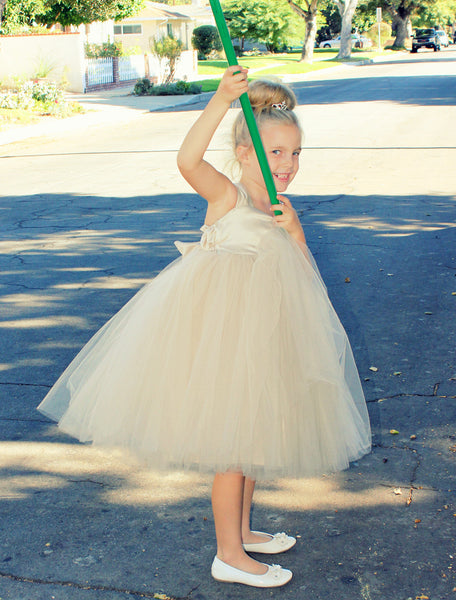 Sweetheart Neck Top Tutu Flower Girl Dress Special Occasion Pageant Gown Ballroom Dance Princess 201