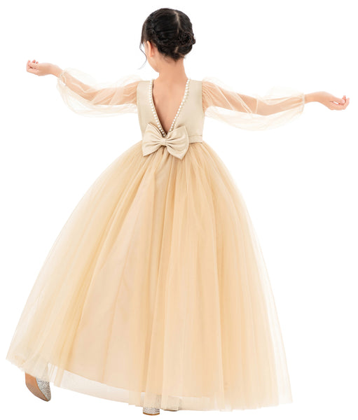 249 V-Back with Tulle Sleeve Collection